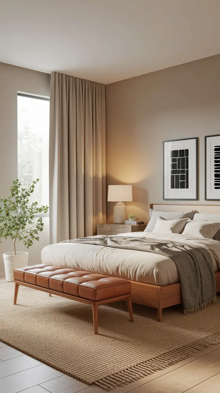 22 Warm Bedroom Ideas 2025: Cozy and Romantic Designs with Earth Tones