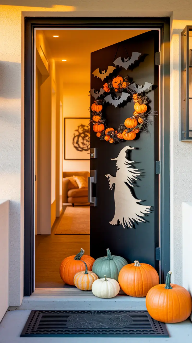 22 Halloween Door Ideas 2025: Creative Decorations, Wreaths & DIY Mats