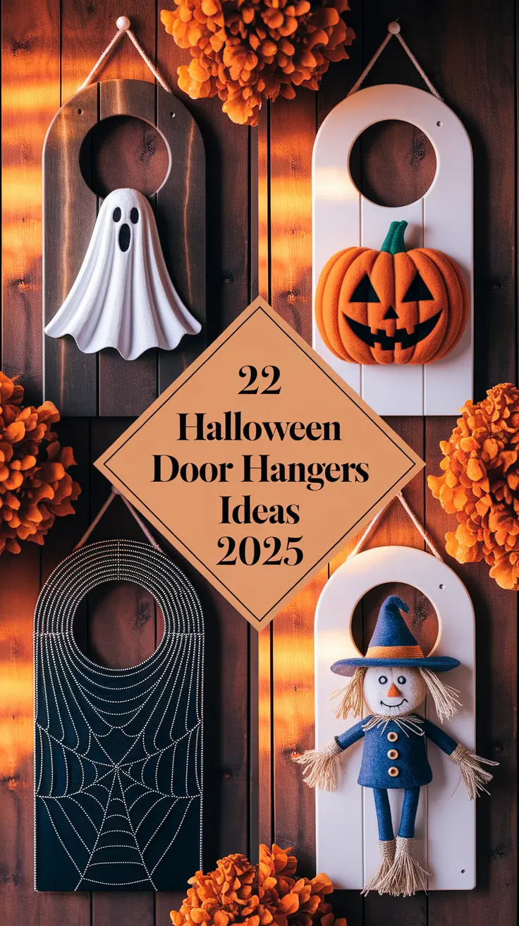 22 Halloween Door Hangers Ideas 2025: Diy Decor You’ll Want on Your Door