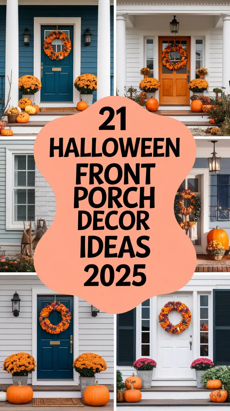 21 Halloween Front Porch Decor Ideas 2025: Spooky Ways to Style Your Entrance