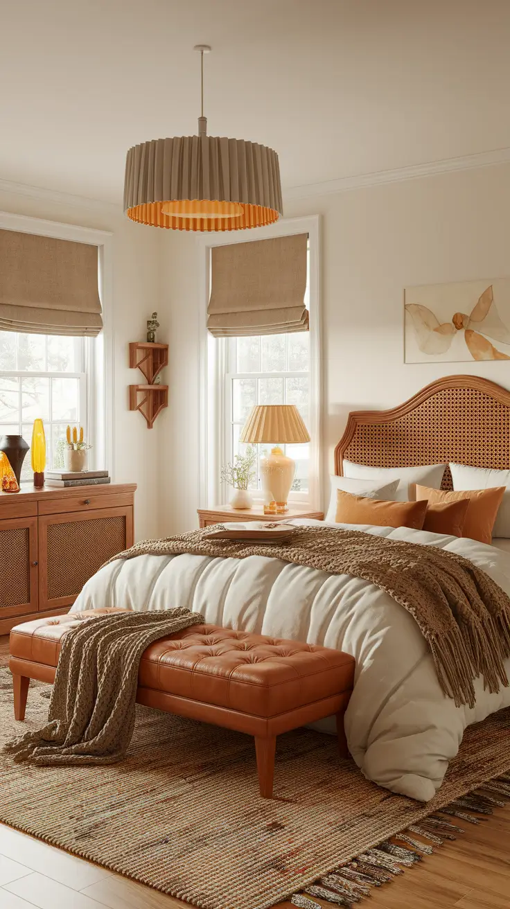 22 Warm Bedroom Ideas 2025: Cozy and Romantic Designs with Earth Tones
