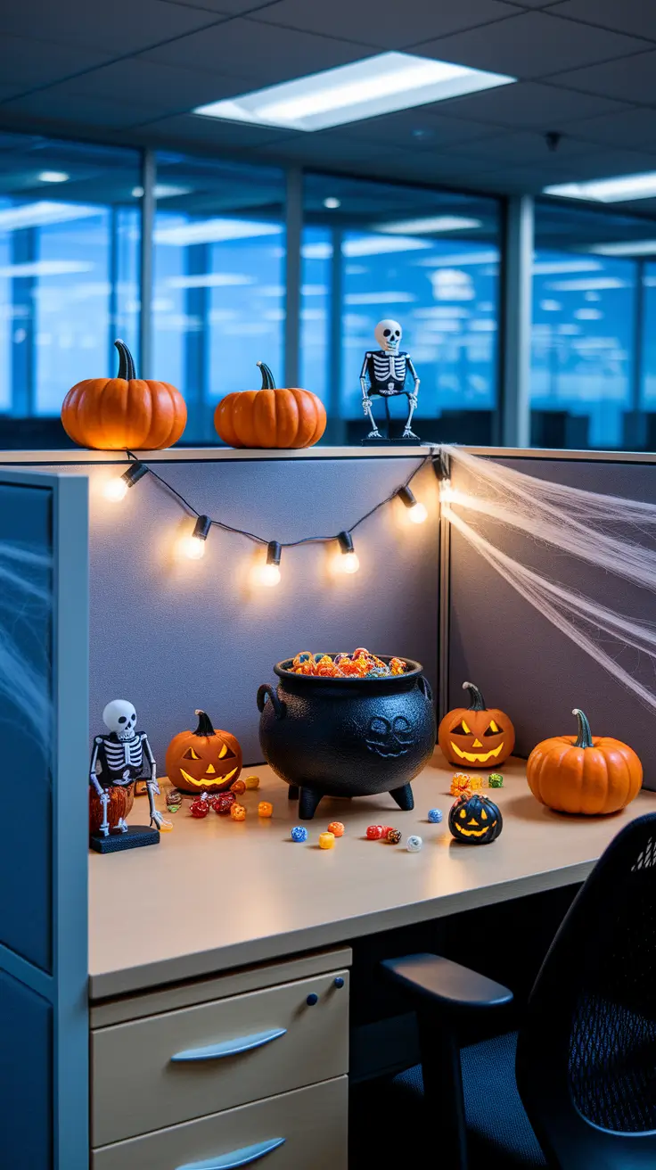 21 Office Halloween Decorations Ideas 2025: Creative Themes, Desk & Door Decor