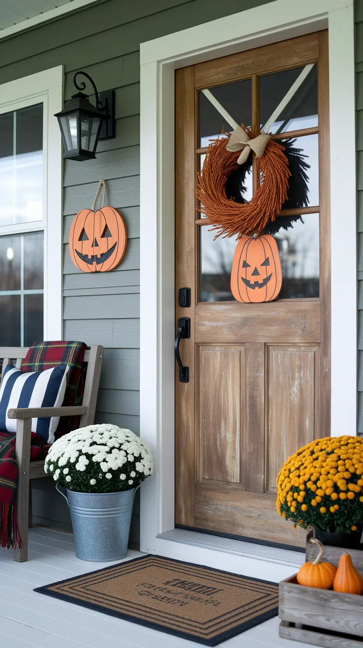 22 Halloween Door Hangers Ideas 2025: Diy Decor You’ll Want on Your Door