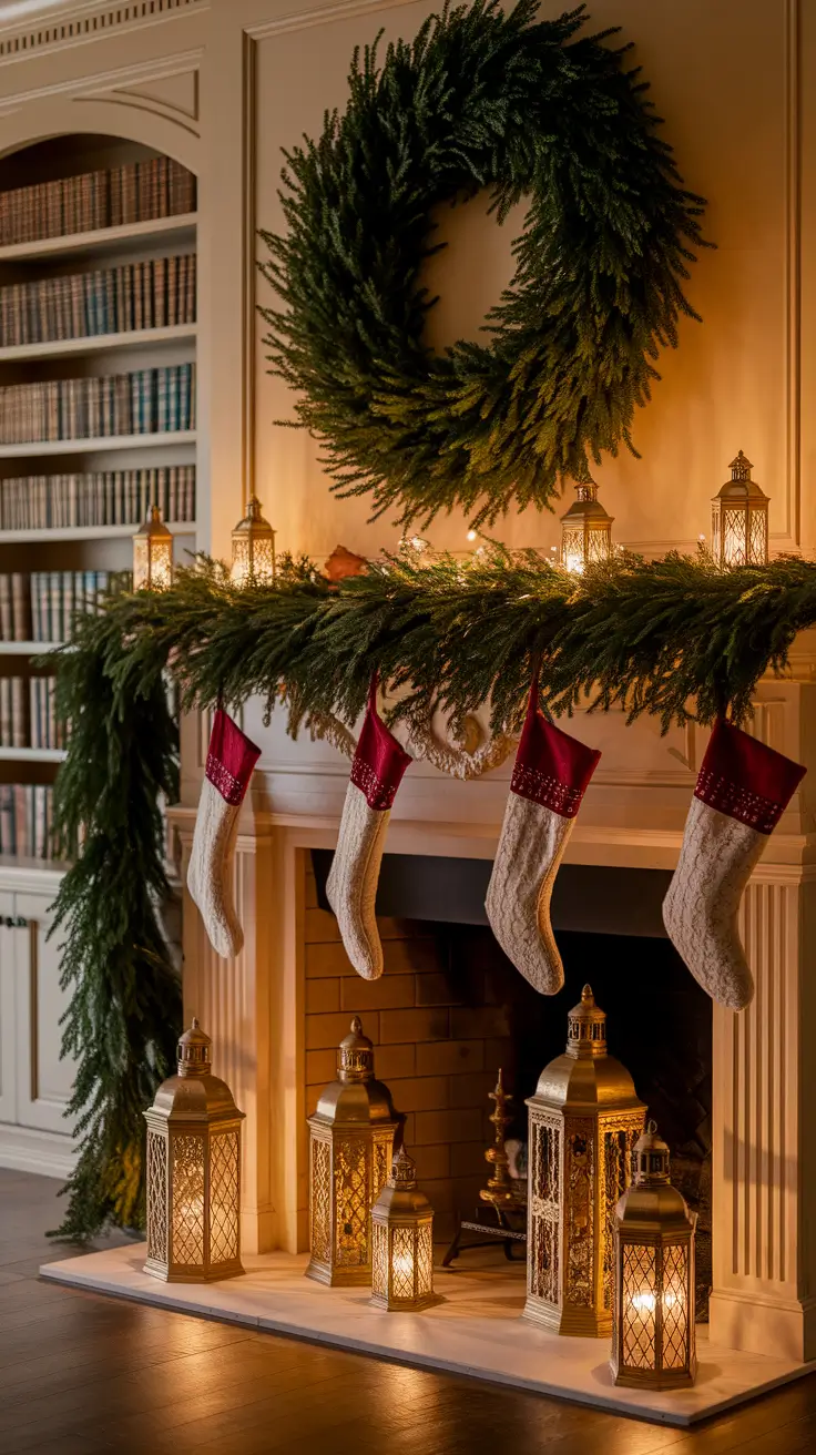 21 Christmas Mantle Decor Ideas 2025: Rustic, DIY, and Elegant Fireplace Inspiration