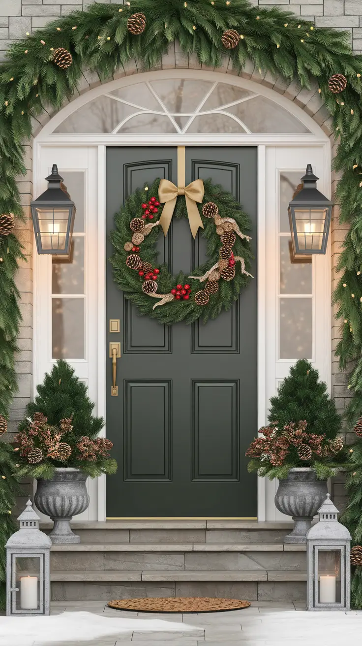 21 Christmas Wreaths for Front Door Ideas 2025: Elegant, Rustic, and DIY Inspiration