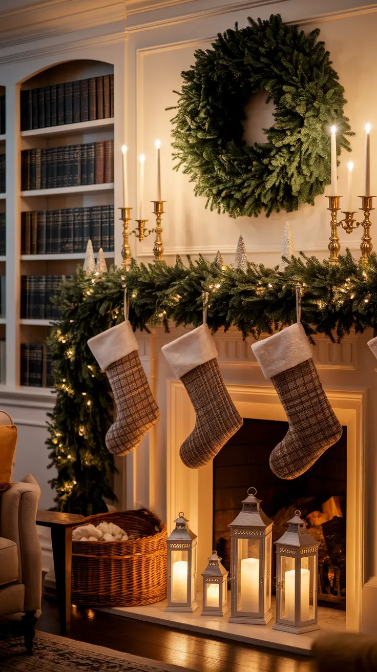 21 Christmas Mantle Decor Ideas 2025: Rustic, DIY, and Elegant Fireplace Inspiration