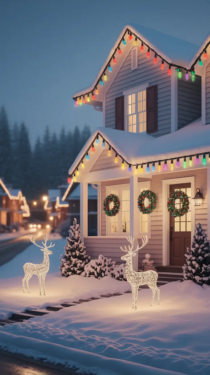 21 Outdoor Christmas Lights 2025: Classy, Colorful & Easy Ideas