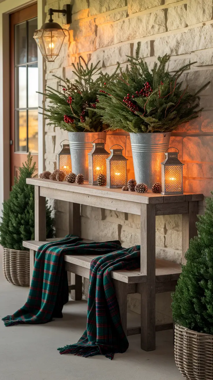 22 Christmas Entryway Ideas 2025: Front Porch, Foyer & Modern Table Decor