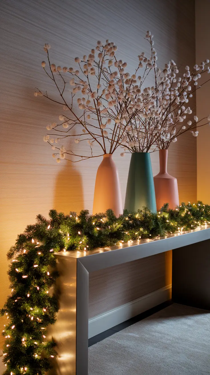 22 Christmas Entryway Ideas 2025: Front Porch, Foyer & Modern Table Decor