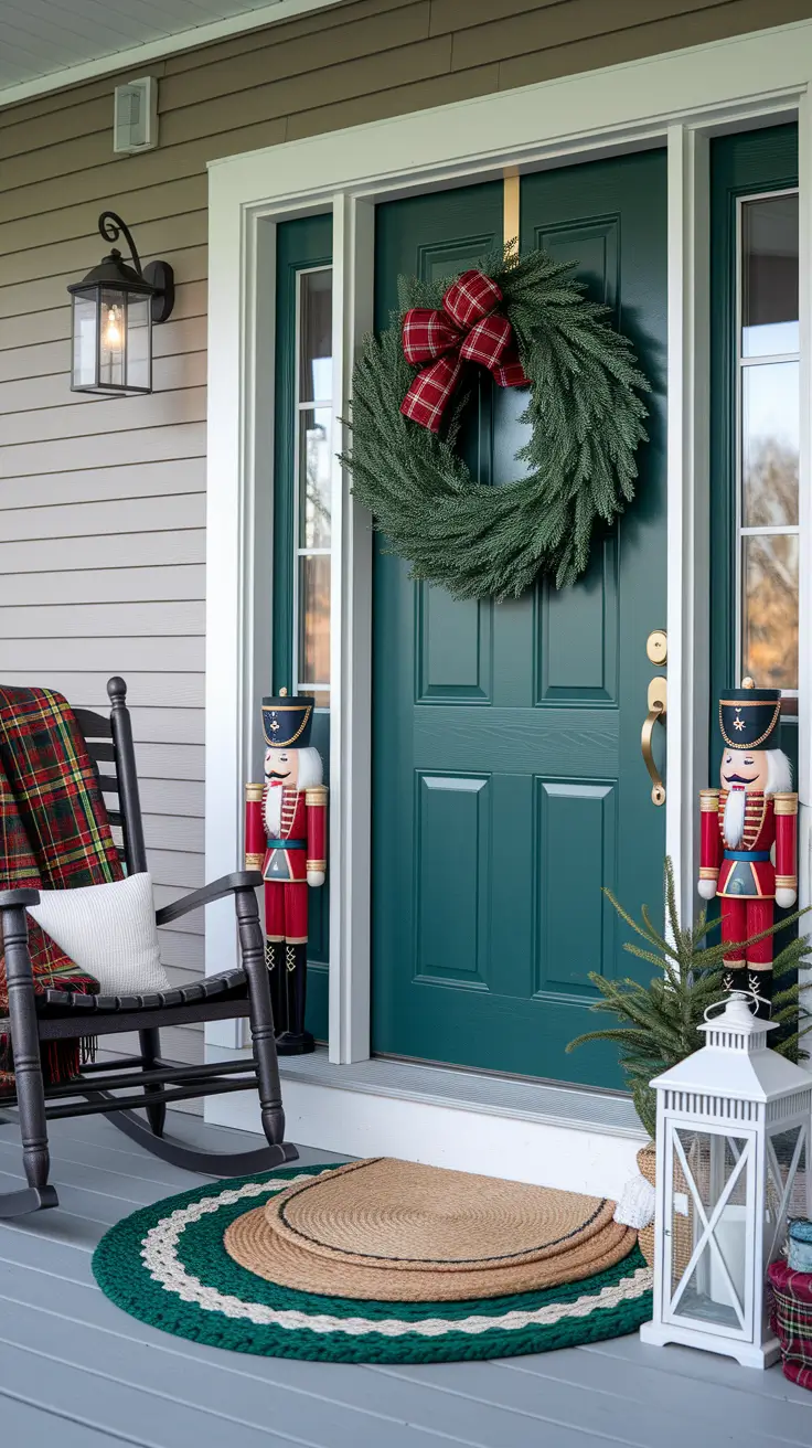 22 Christmas Entryway Ideas 2025: Front Porch, Foyer & Modern Table Decor