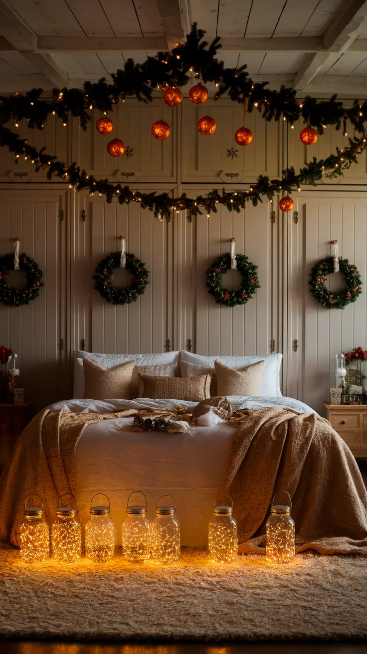 22 Christmas Bedroom Decor Ideas 2025: Cozy, DIY, and Aesthetic Holiday Inspiration