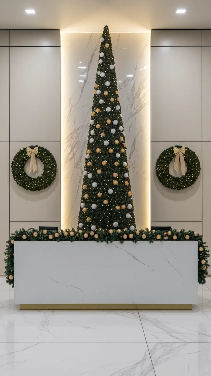 22 Christmas Entryway Ideas 2025: Front Porch, Foyer & Modern Table Decor