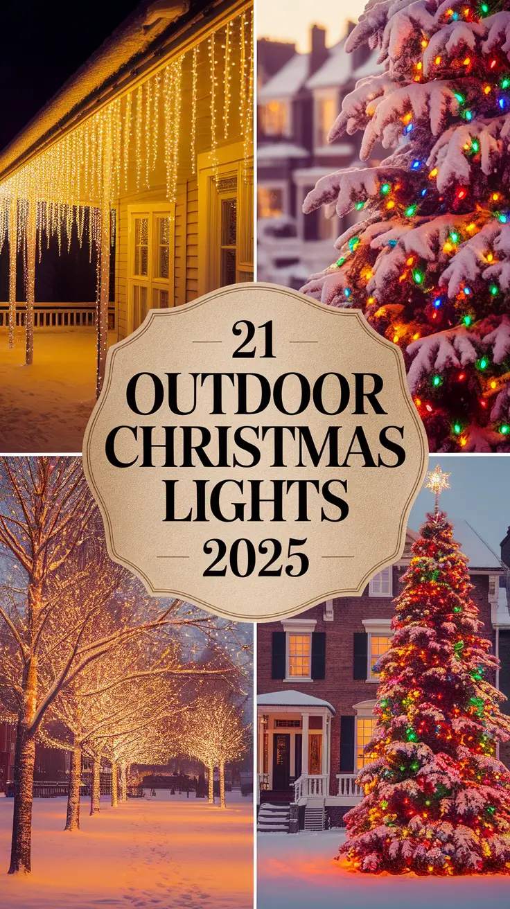 21 Outdoor Christmas Lights 2025: Classy, Colorful & Easy Ideas