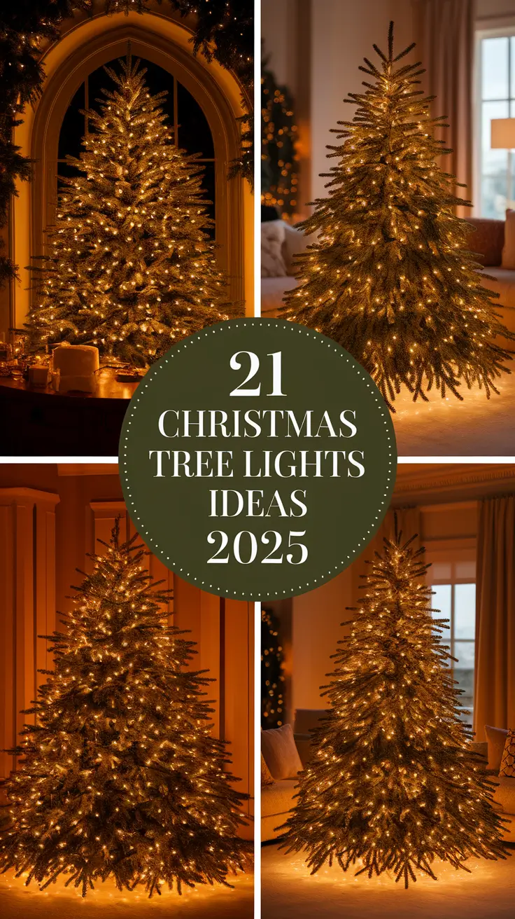21 Christmas Tree Lights Ideas 2025: Indoor, Outdoor & DIY Decorating Inspiration