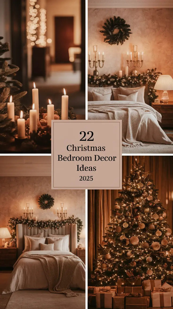 22 Christmas Bedroom Decor Ideas 2025: Cozy, DIY, and Aesthetic Holiday Inspiration