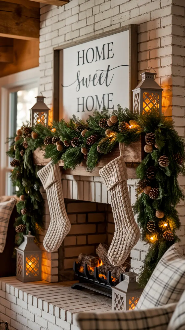 21 Christmas Mantle Decor Ideas 2025: Rustic, DIY, and Elegant Fireplace Inspiration
