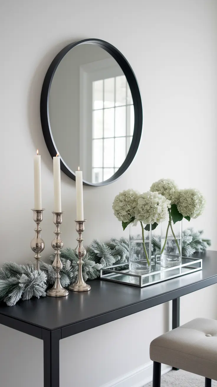 22 Christmas Entryway Ideas 2025: Front Porch, Foyer & Modern Table Decor