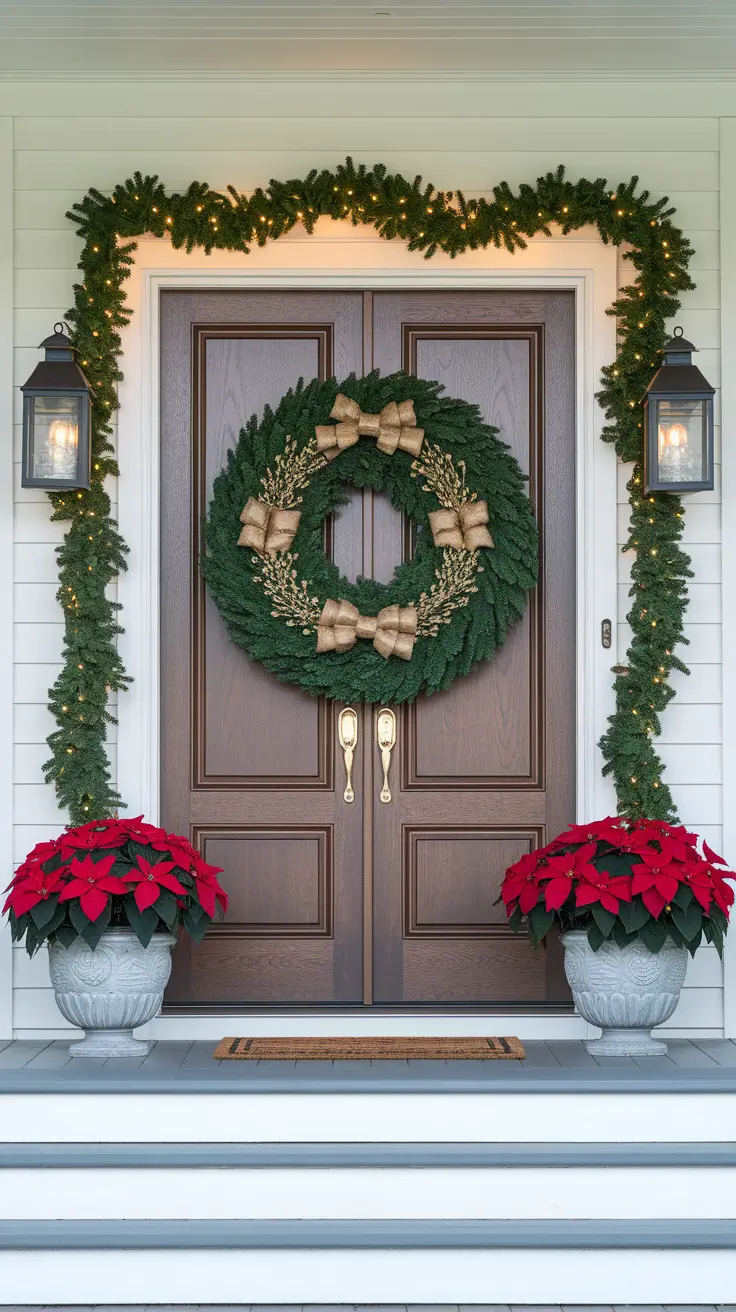 22 Christmas Entryway Ideas 2025: Front Porch, Foyer & Modern Table Decor