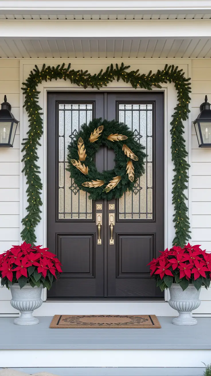 22 Christmas Entryway Ideas 2025: Front Porch, Foyer & Modern Table Decor