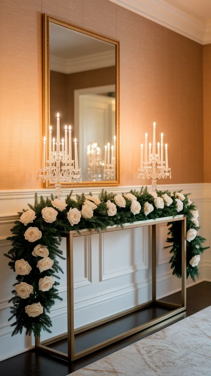 22 Christmas Entryway Ideas 2025: Front Porch, Foyer & Modern Table Decor