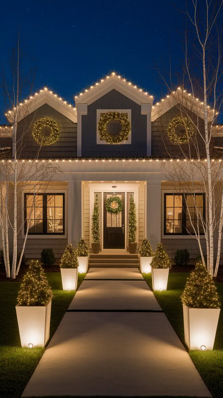 21 Christmas Lights Outside Ideas 2025: Simple & Modern Outdoor Decorations for Every Home