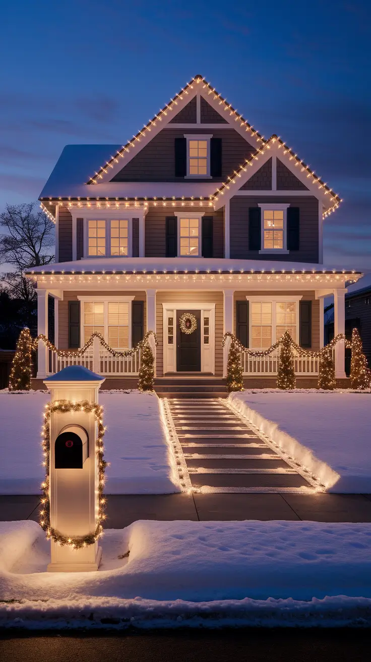 21 Christmas Lights Outside Ideas 2025: Simple & Modern Outdoor Decorations for Every Home