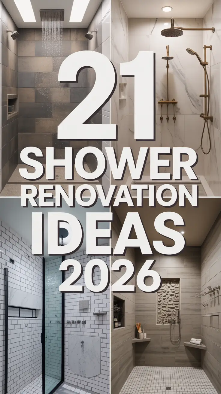 21 Shower Renovation Ideas 2026: Modern, Affordable & Stylish Inspirations for Every Home