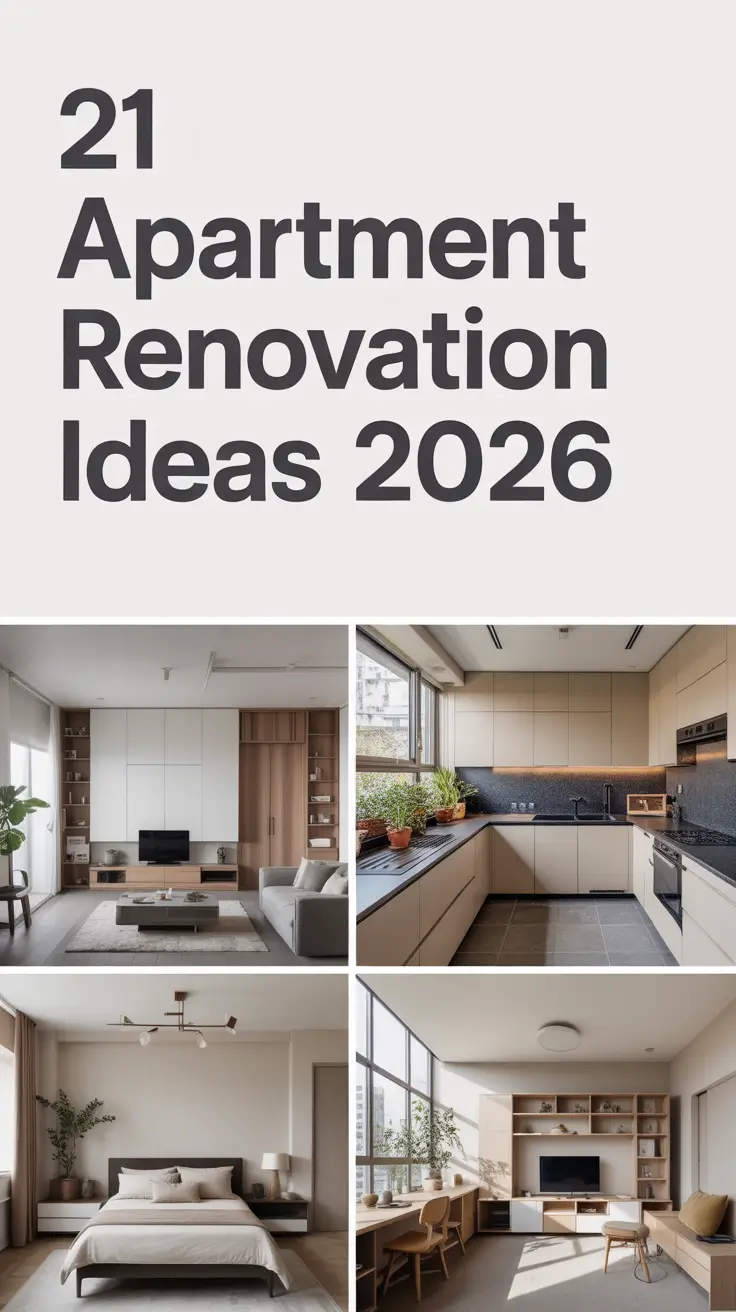 21 Apartment Renovation Ideas 2026: Stylish Solutions For Small Spaces And Modern Kitchens