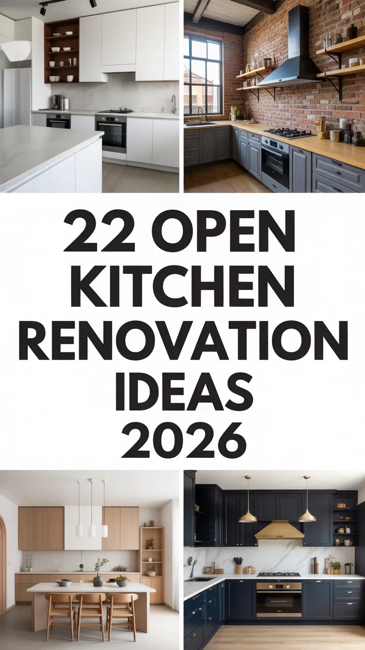 22 Open Kitchen Renovation Ideas 2026: Smart Tips, Plans, And Flow-Friendly Concepts