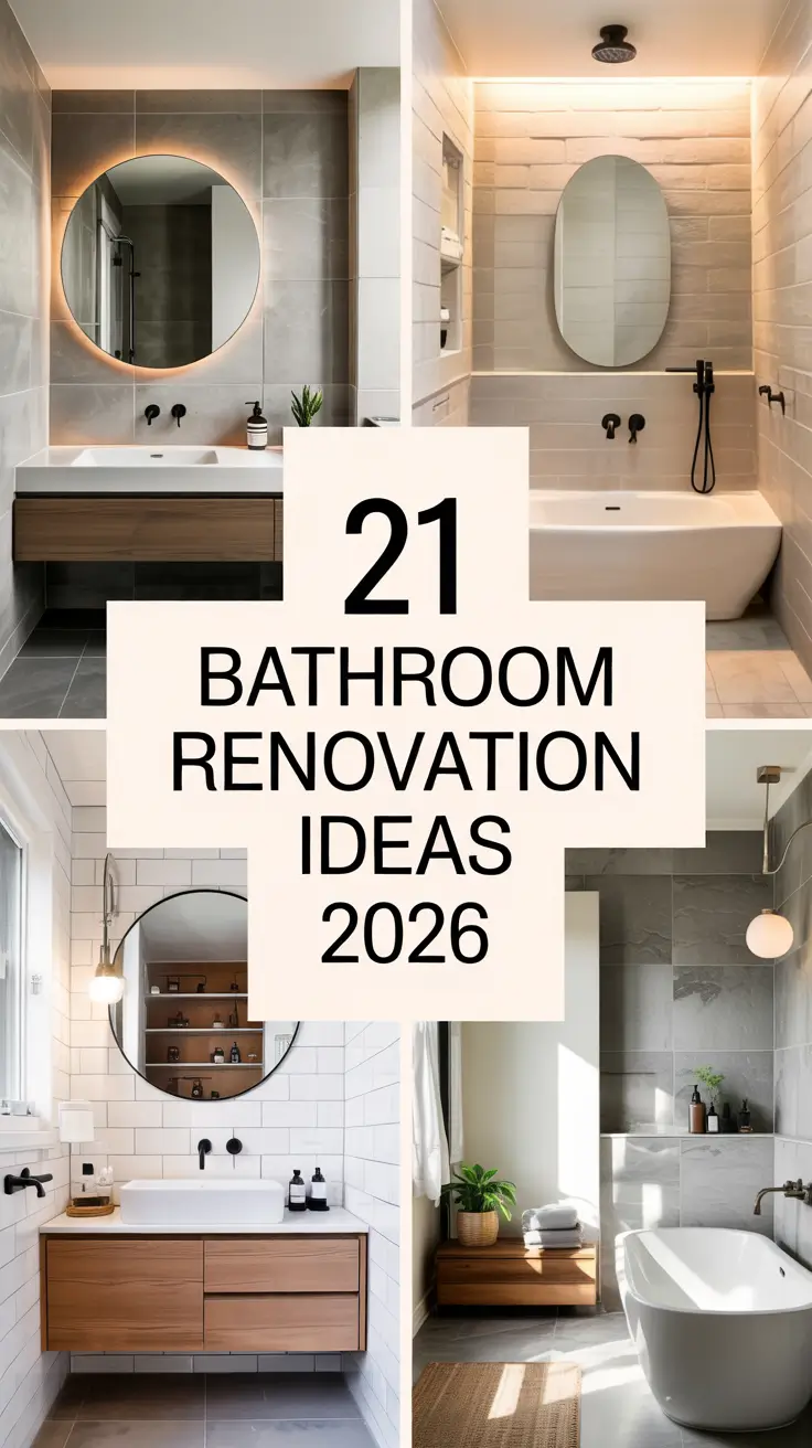 21 Bathroom Renovation Ideas 2026: Modern, Budget-Smart, And Inspiring
