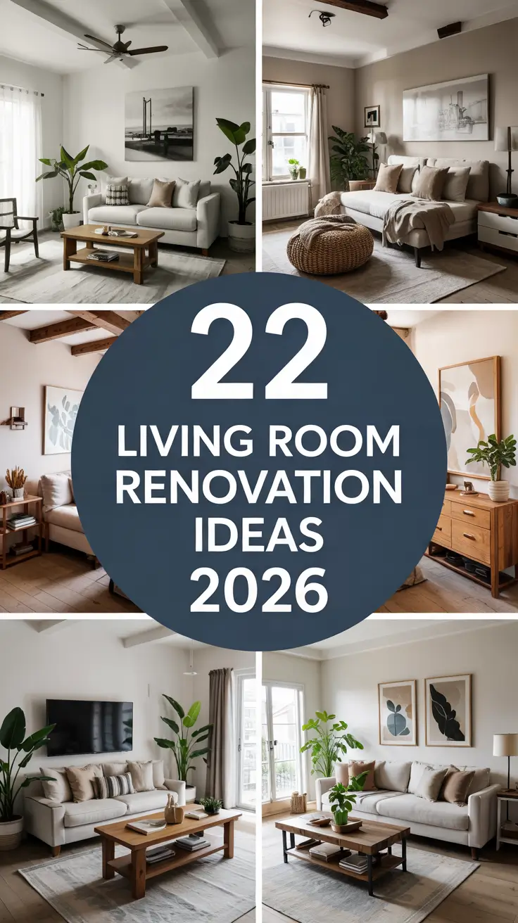 22 Living Room Renovation Ideas 2026: Modern, Cozy, And Budget-Smart
