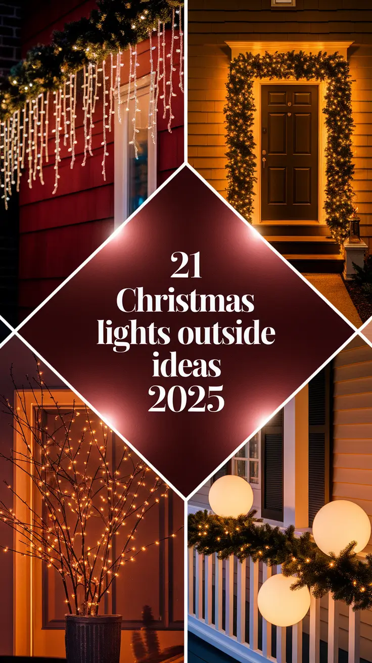 21 Christmas Lights Outside Ideas 2025: Simple & Modern Outdoor Decorations for Every Home