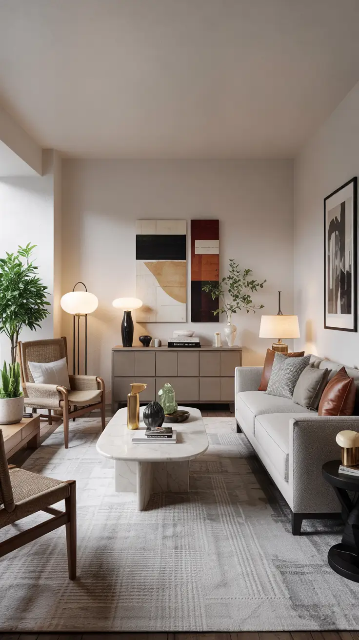 22 Apartment Living Room Designs 2026: Cozy, Modern And Stylish Inspiration