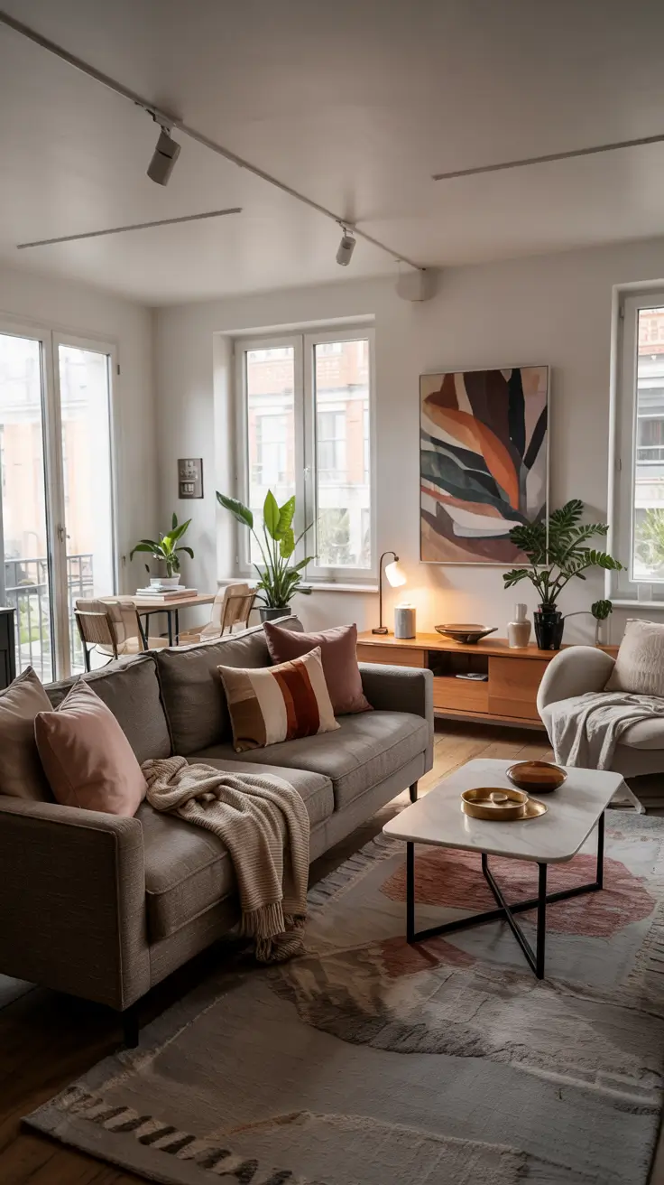 22 Apartment Living Room Designs 2026: Cozy, Modern And Stylish Inspiration