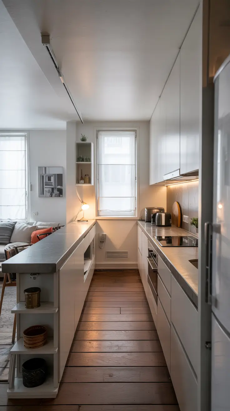 22 Open Kitchen Ideas for Small Spaces 2026: Smart Shelving & Layouts