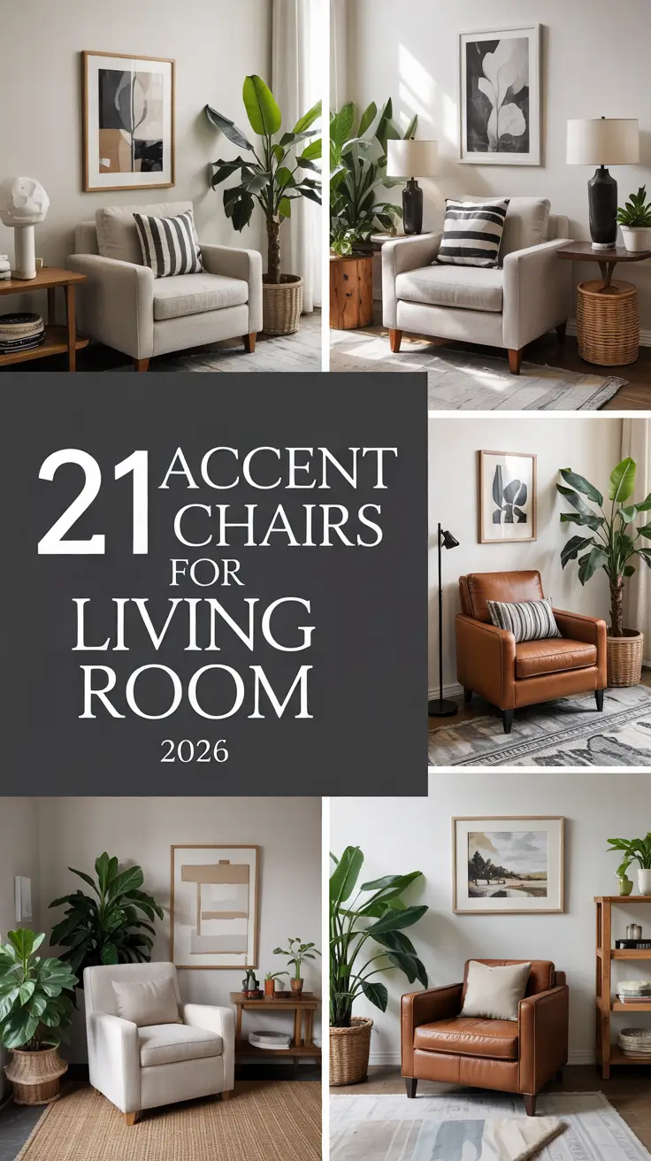 21 Accent Chairs For Living Room 2026: Cozy, Modern And Stylish Ideas
