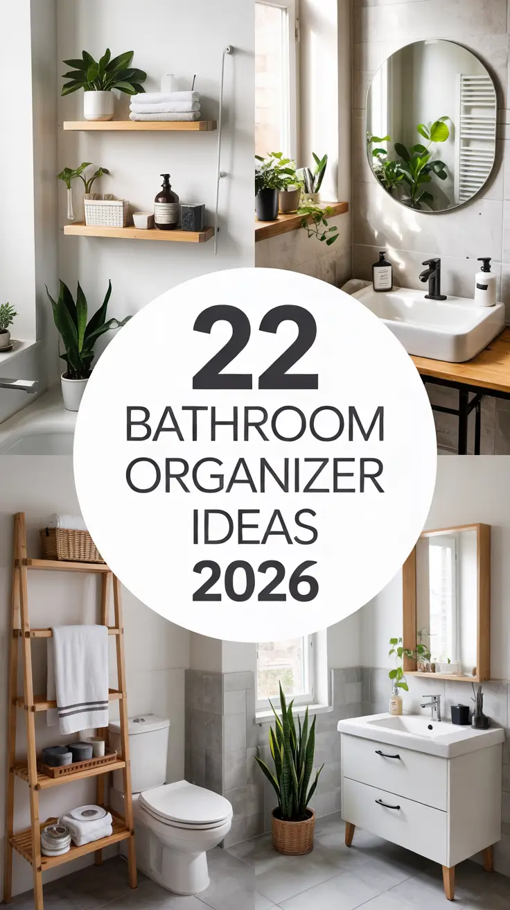 22 Bathroom Organizer Ideas 2026: Smart Storage For Small Spaces