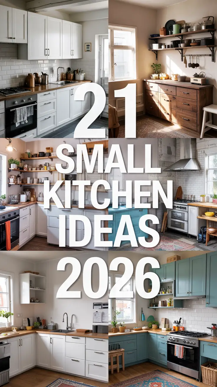 21 Small Kitchen Ideas 2026: Modern, Aesthetic And Space-Smart Layouts