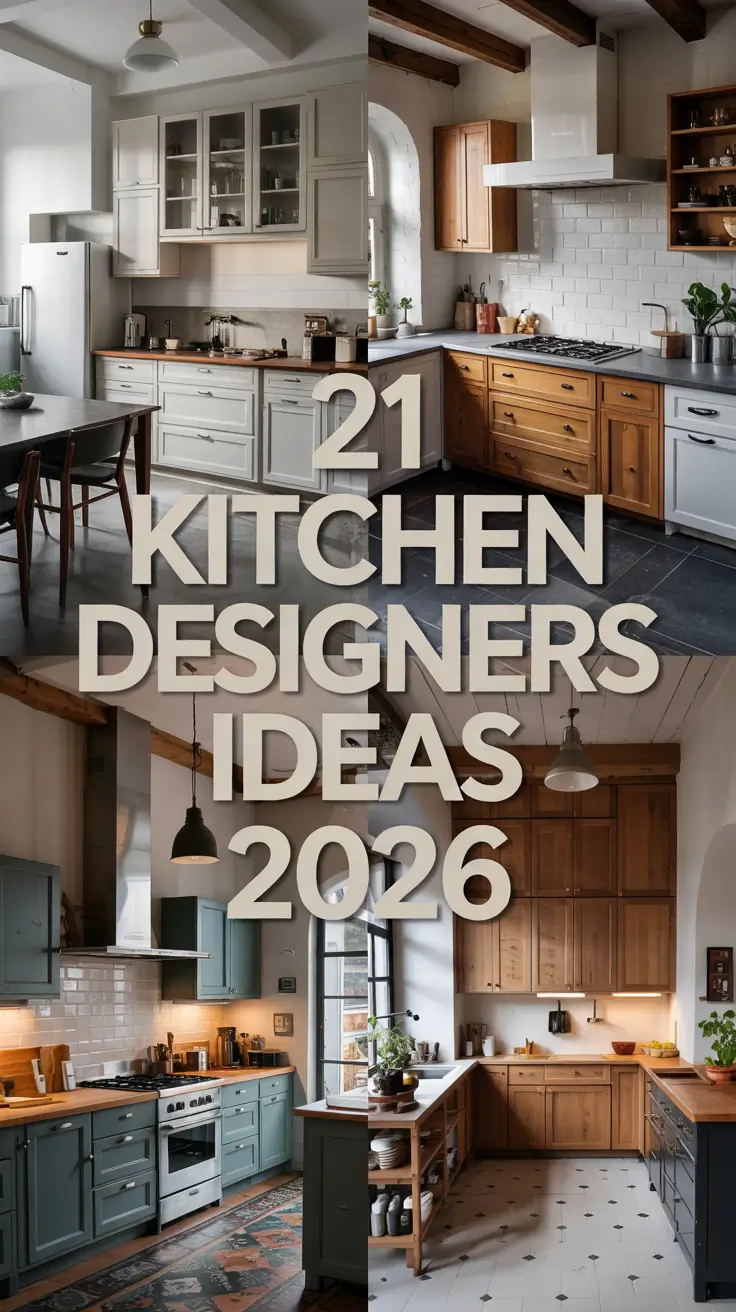 21 Kitchen Designers Ideas 2026: Elegant, Modular And Small-Space Genius