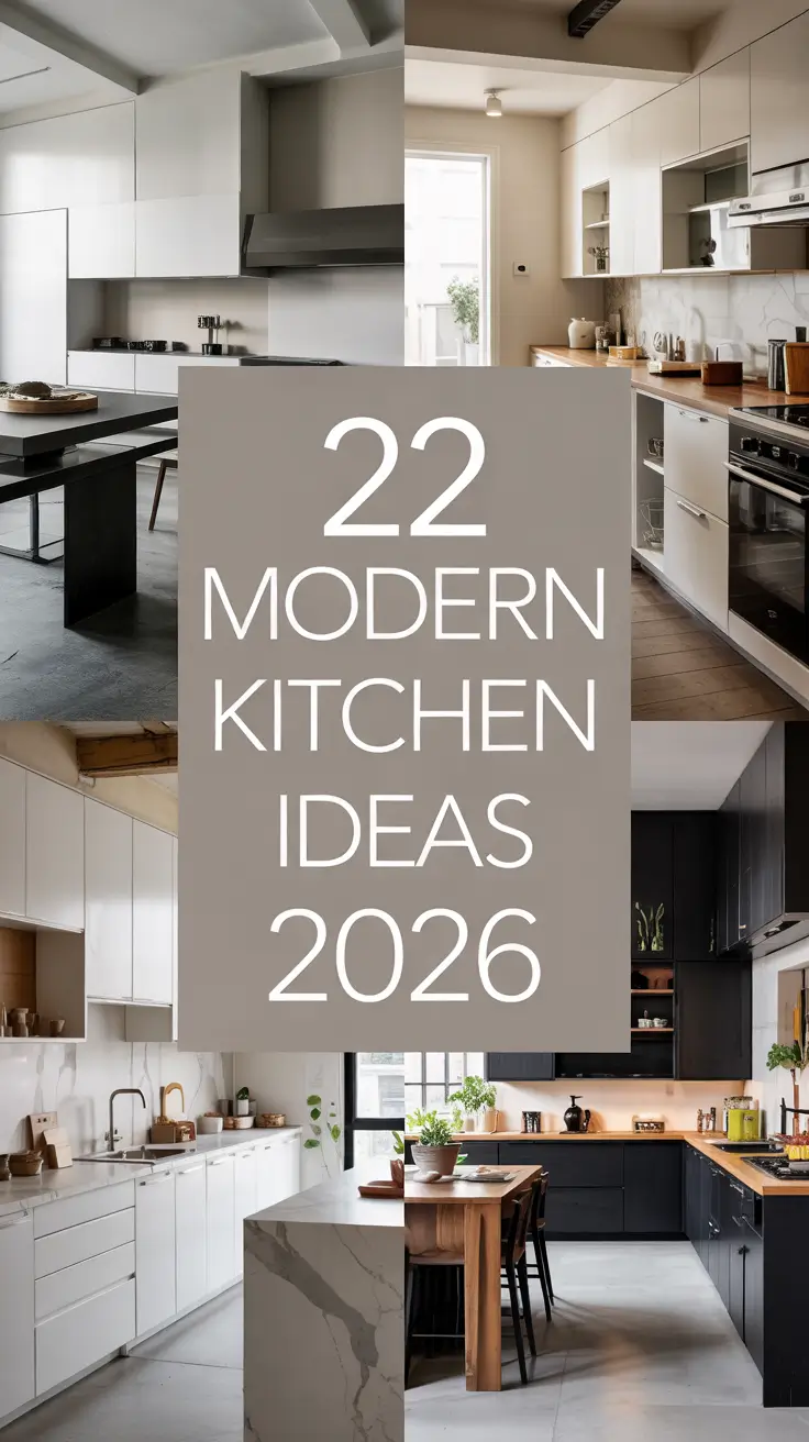 22 Modern Kitchen Ideas 2026: Luxury, Minimalist & Contemporary Design Trends