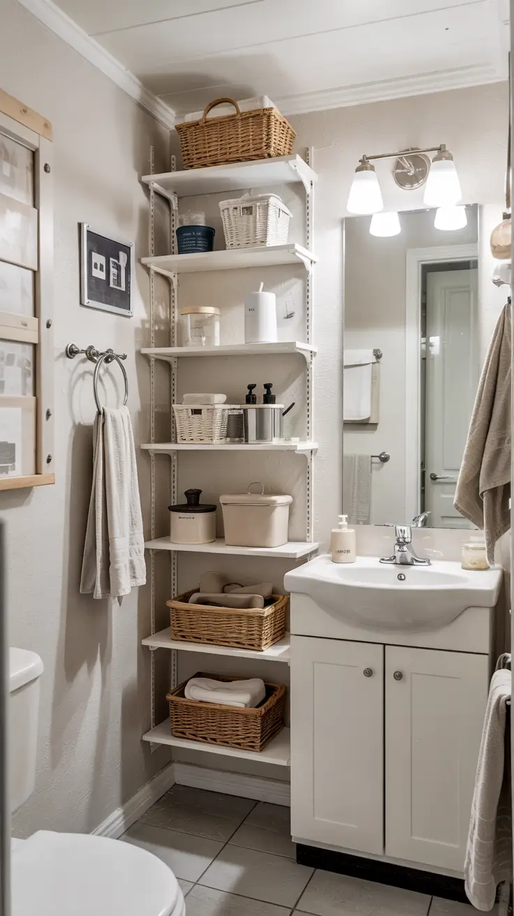 22 Bathroom Shelves Ideas 2026: Modern Wall Storage That Looks Built-In