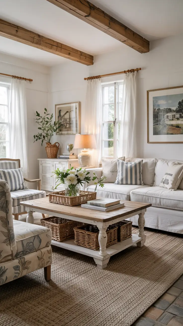 21 Farmhouse Living Room Ideas 2026: Cozy Modern and Rustic Decor Inspiration