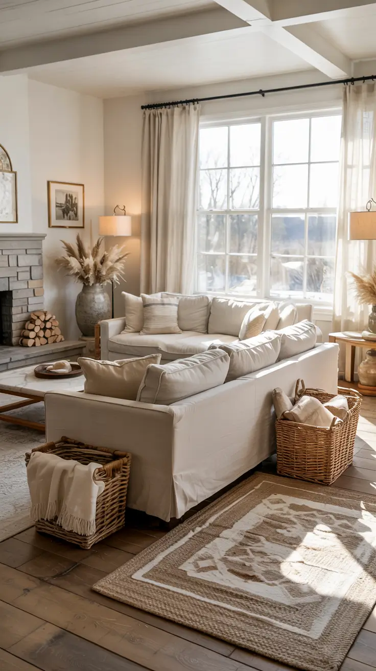 21 Farmhouse Living Room Ideas 2026: Cozy Modern and Rustic Decor Inspiration