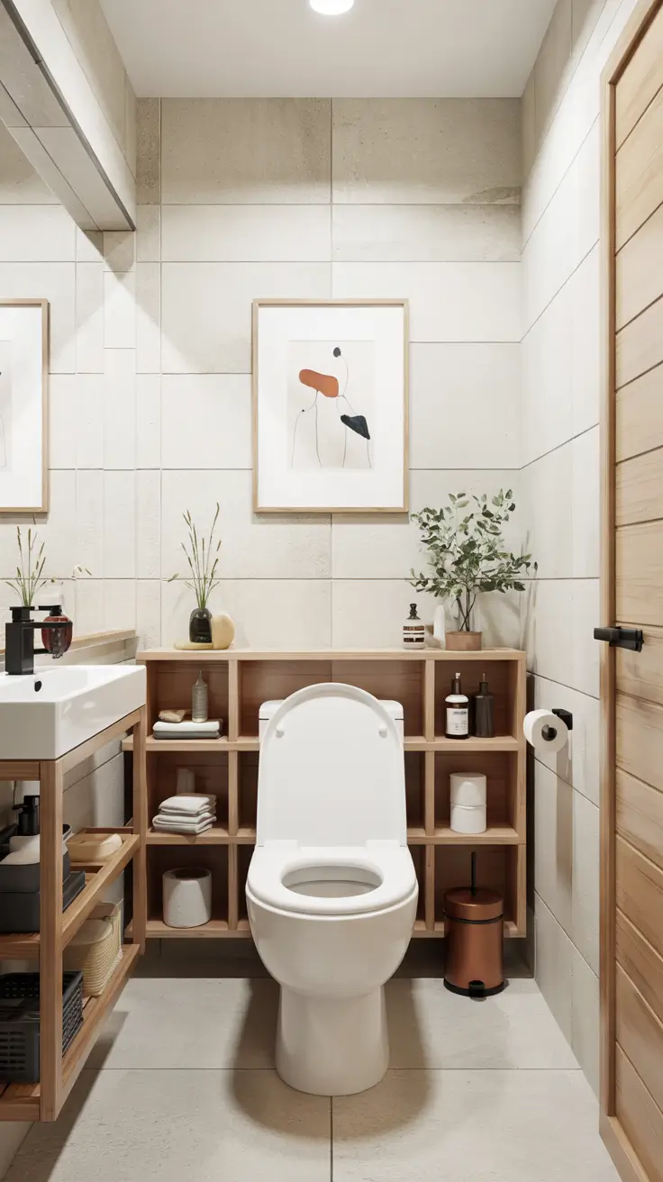 22 Bathroom Shelves Ideas 2026: Modern Wall Storage That Looks Built-In