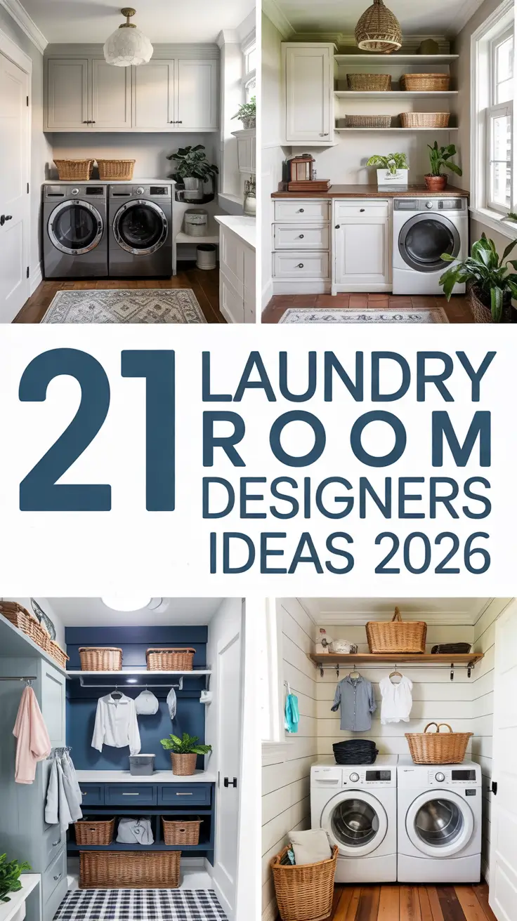 21 Laundry Room Designers Ideas 2026: Modern Layouts and Smart Storage Inspiration