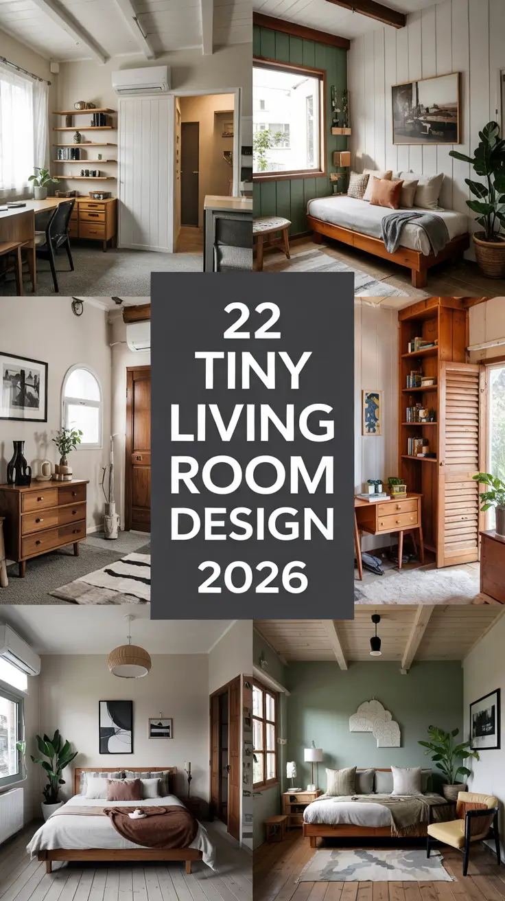 22 Tiny Living Room Design 2026: Cozy, Minimalist Ideas For Small Spaces