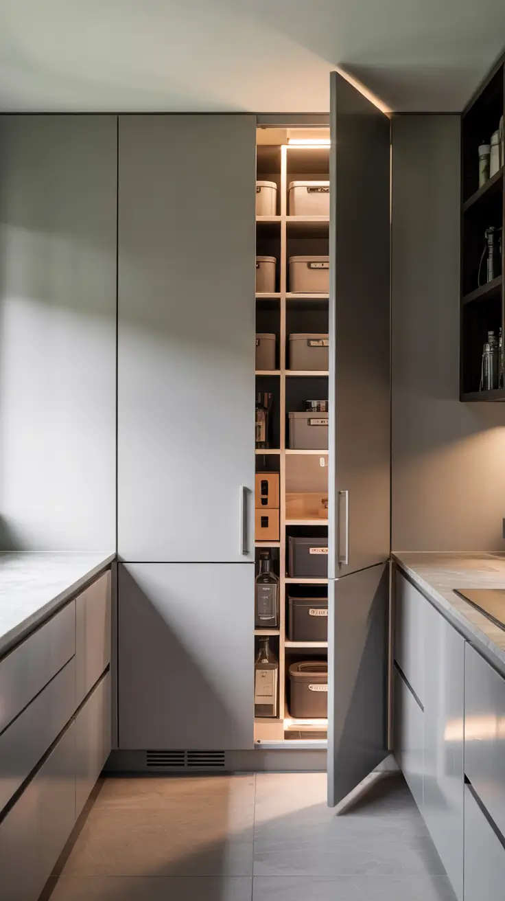 21 Hidden Pantry Ideas 2026 - Modern Kitchen Storage With Secret Doors