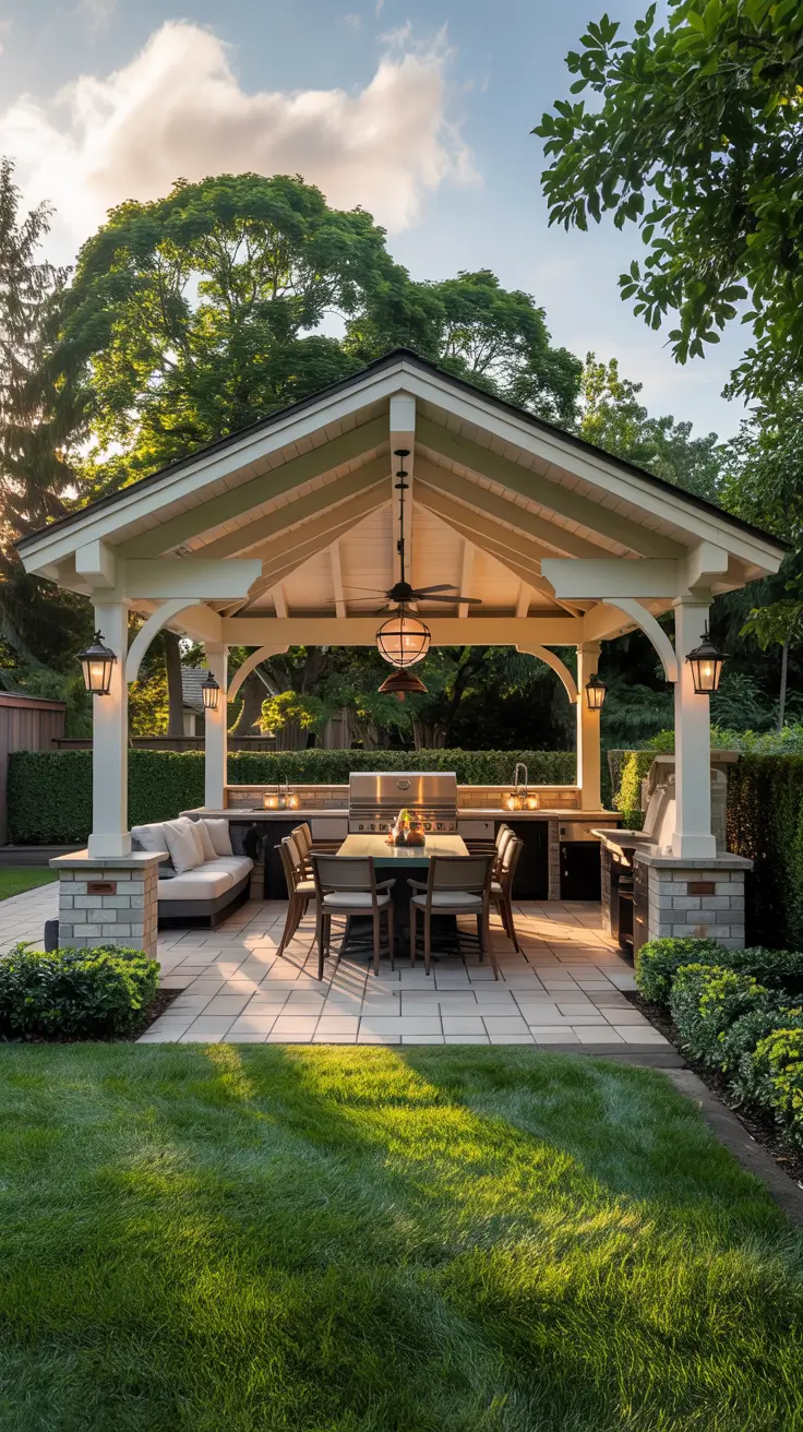 21 Outdoor BBQ Area With Roof 2026 - Modern Ideas For Rooftop, Patio And Small Backyard