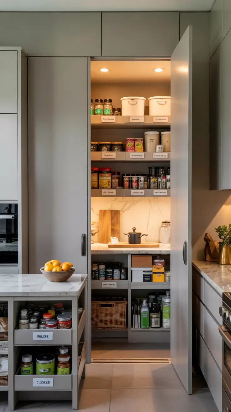 21 Hidden Pantry Ideas 2026 - Modern Kitchen Storage With Secret Doors