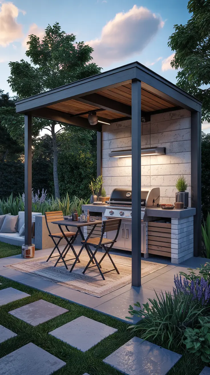 21 Outdoor BBQ Area With Roof 2026 - Modern Ideas For Rooftop, Patio And Small Backyard